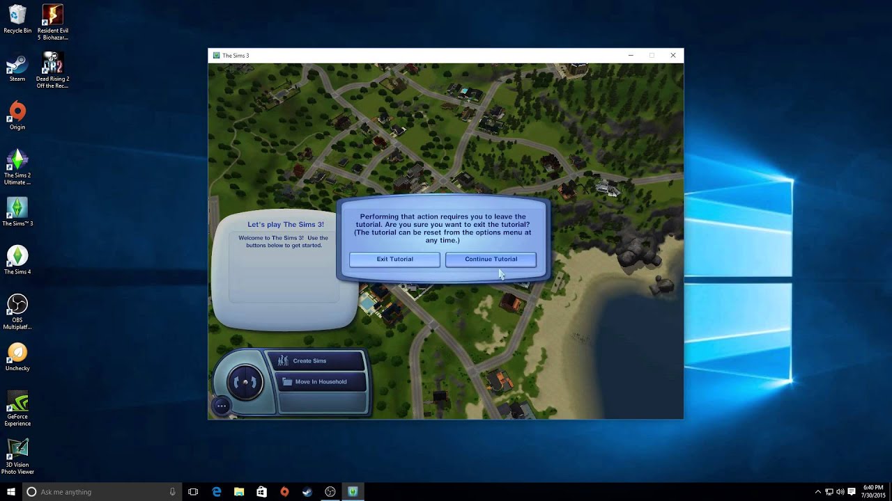 sims 1 for windows 10